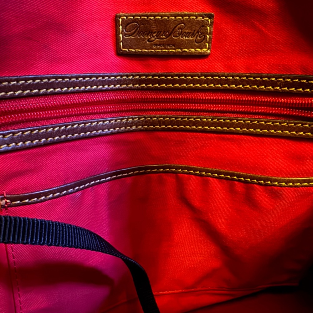 Vintage Dooney & Bourke Ltd.Ed Florentine Python Embossed Domed Buckle Satchel - Picture 11 of 17